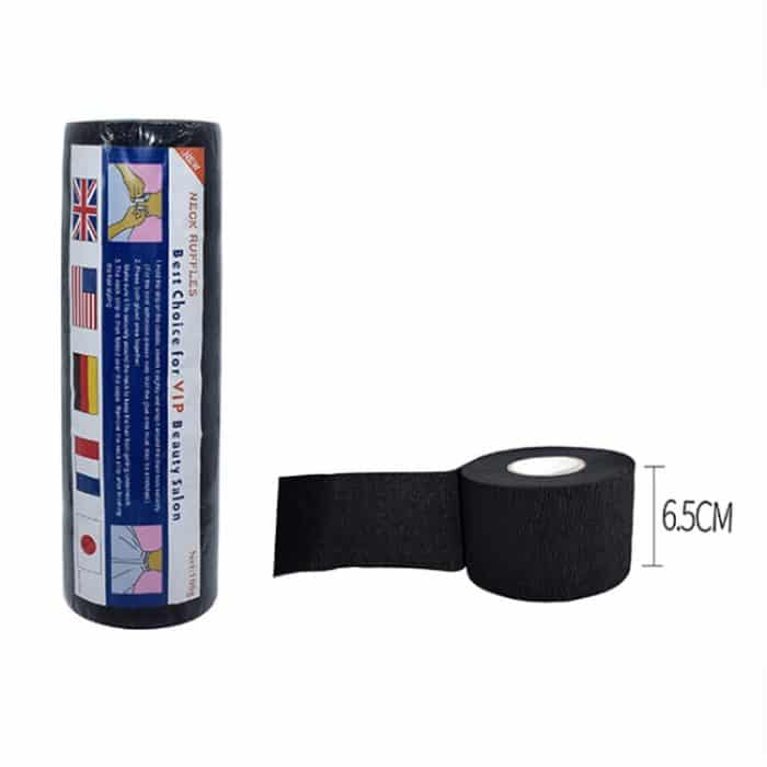 5 Sätze Einweg Lätzchen Verdickung Haar Schneideschnitt Nackenpapier Bruchfestes Haar Friseur Friseurbedarf – Bild 3