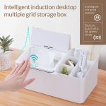 EXPED SMART Intelligente Induktions-Desktop-Elektro-Aufbewahrungsbox, Battery Version (White), Battery Version (Gray), USB Charging (White), USB Charging (Gray) – Bild 4