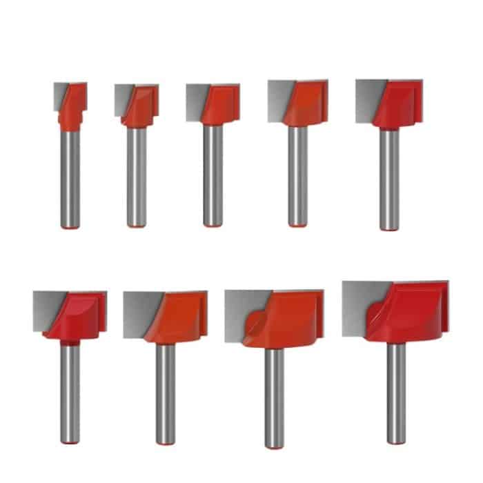 TBD05719495.jpg 9 in1 6 Griff Unterreinigungsmesser Holzbearbeitungsschlitzfräser CNC Graviermaschine Werkzeug – Bild 1