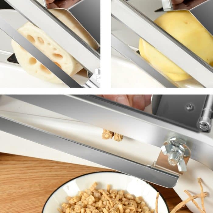 Lammschneider Haushaltshandbuch Gemüseschneider Fleischschneider, White – Bild 6