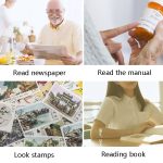 XT-9002 Leichter tragbarer 2,5facher alter Mann, der handhäusiges Lupe liest – Bild 5