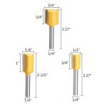 5 Stück / Set Trimmenmaschine Gerade Schneidkopf – Bild 3