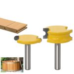 2 teile / satz 8-Griff Bogen T-Typ Tenon Cutter Holzbearbeitung Trimmen Graviermaschine Frässchneider – Bild 5