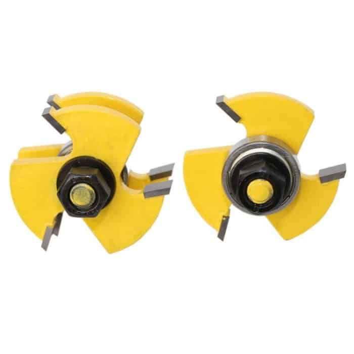 2 teile / set 1/2 Griff 3 Zahn Holzbearbeitungsfräser – Bild 3