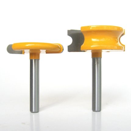 2 Teile/satz Boden Stichsäge Holzbearbeitung Zapfenschneider Trimmen Graviermaschine Fräser, 1/4 Handle Milling Cutter, 1/2 Handle Milling Cutter