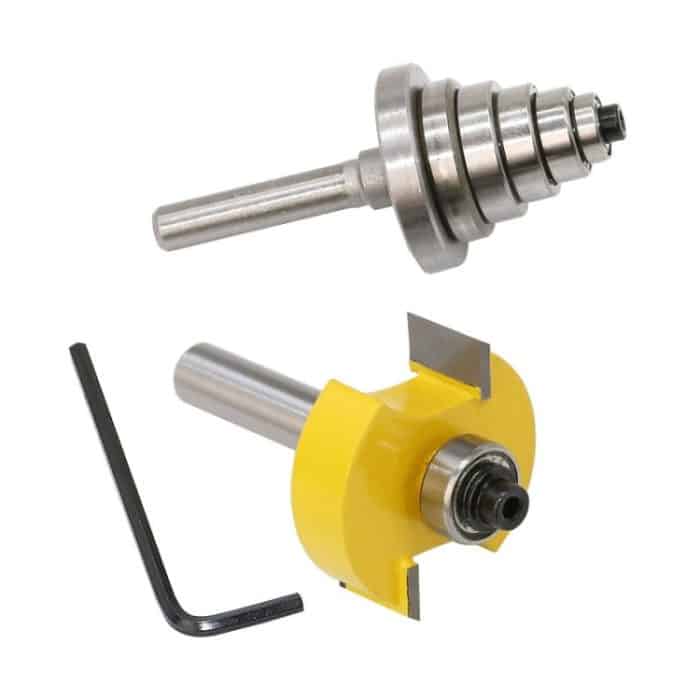 7 Lagerschlitzschneider 8 Griff Verstellbare Holzbearbeitungsfräser – Bild 2