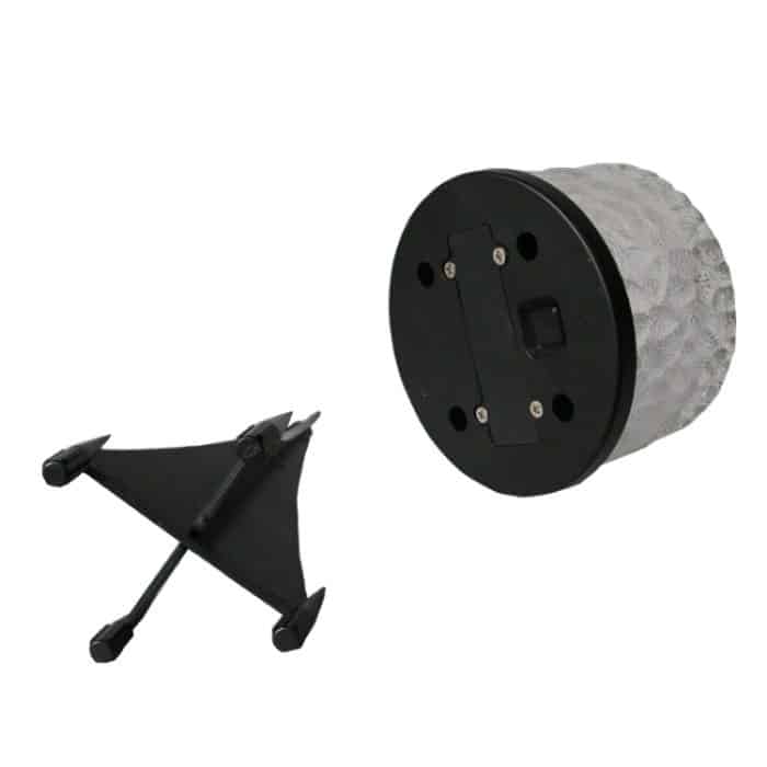 Outdoor Solar vergrabene Lampe Runde Glas Boden Straßenlaterne Garten Eis Ziegel wasserdichte Lampe, White Light, Warm Light – Bild 4