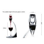 Rotwein Schnellkehrer Set Dekanter Filter Wine Ourer – Bild 3