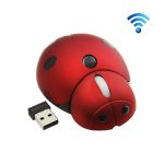 CM0184 3000 DPI 3-Tasten Mini Ladybug 2,4G kabellose Maus personalisierte kabellose Maus
