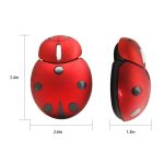 CM0184 3000 DPI 3-Tasten Mini Ladybug 2,4G kabellose Maus personalisierte kabellose Maus – Bild 3