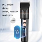 Turbo-Männer elektrische Haarschneider LCD-Digitalanzeige Haarschneider – Bild 4