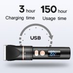 Turbo-Männer elektrische Haarschneider LCD-Digitalanzeige Haarschneider – Bild 6