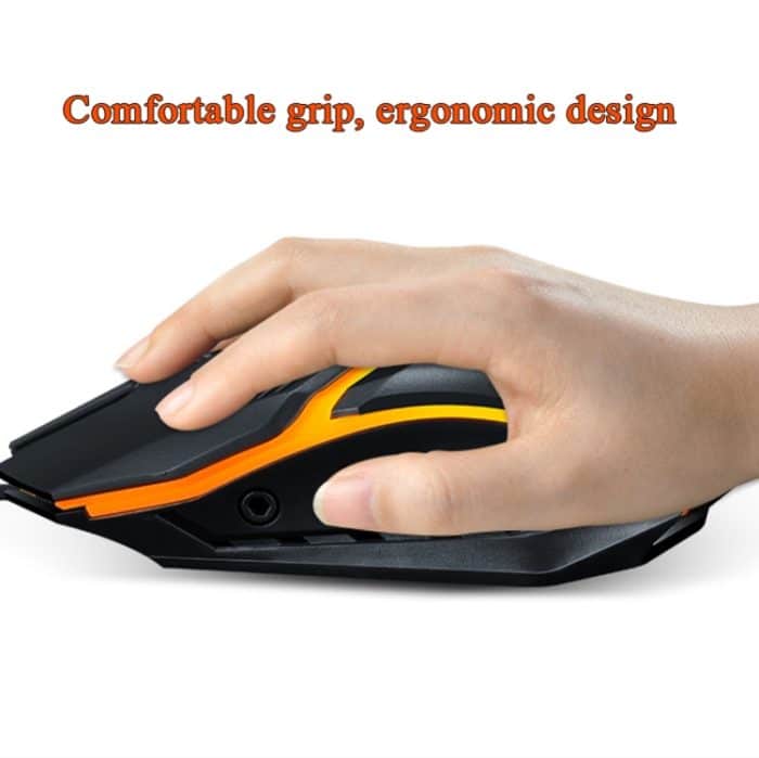 2 Stück T-WOLF V1 USB-Schnittstelle 3-Tasten 1200 dpi verdrahtete Maus 7-color backlit Gaming-Maus, Kabellänge: 1,35m – Bild 4