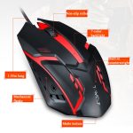 2 Stück T-WOLF V1 USB-Schnittstelle 3-Tasten 1200 dpi verdrahtete Maus 7-color backlit Gaming-Maus, Kabellänge: 1,35m – Bild 7