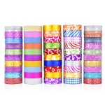50 Rollen / Box Glitter Tape Hand Ledger Dekoration Aufkleber