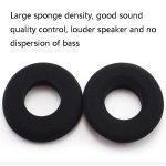 2 Paar Headset-Wattepads für Grado SR60/SR80/SR125/SR225/SR325/SR325i – Bild 3