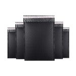 100 Stück schwarze Co-Extrusionsfolie, Luftpolstertasche, Logistikverpackung, stoßfeste Tasche, Farbe Express-Tasche, 11x15+4cm, 13x15+4cm, 13x18+4cm, 15x19+4cm, 15x20+4cm