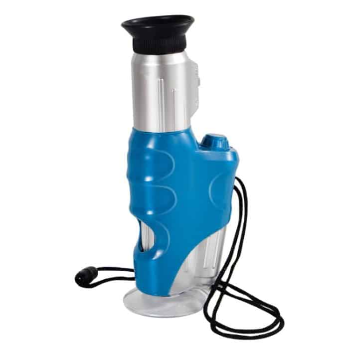 C2122 20x-60x Kinder Handheld-Mikroskop Wissenschaftliches Experiment Spielzeug Outdoor-Abenteuer Dampfunterrichtshilfen – Bild 1