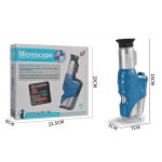 C2122 20x-60x Kinder Handheld-Mikroskop Wissenschaftliches Experiment Spielzeug Outdoor-Abenteuer Dampfunterrichtshilfen – Bild 2