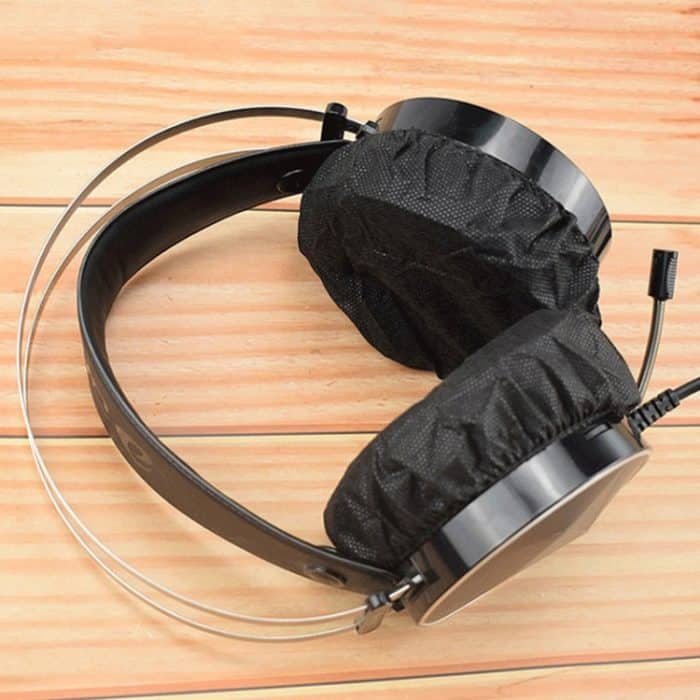 TBD0572063501A.jpg 50 Paar Kopfhörer-Einweg-Staubschutzhülle für Spiel-Headset, Vlies-Schutzhülle – Bild 1