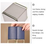 Kortikaler Aufbewahrungseimer für Make-up-Pinsel, Stiftfass aus Leder für den Schreibtisch – Bild 5