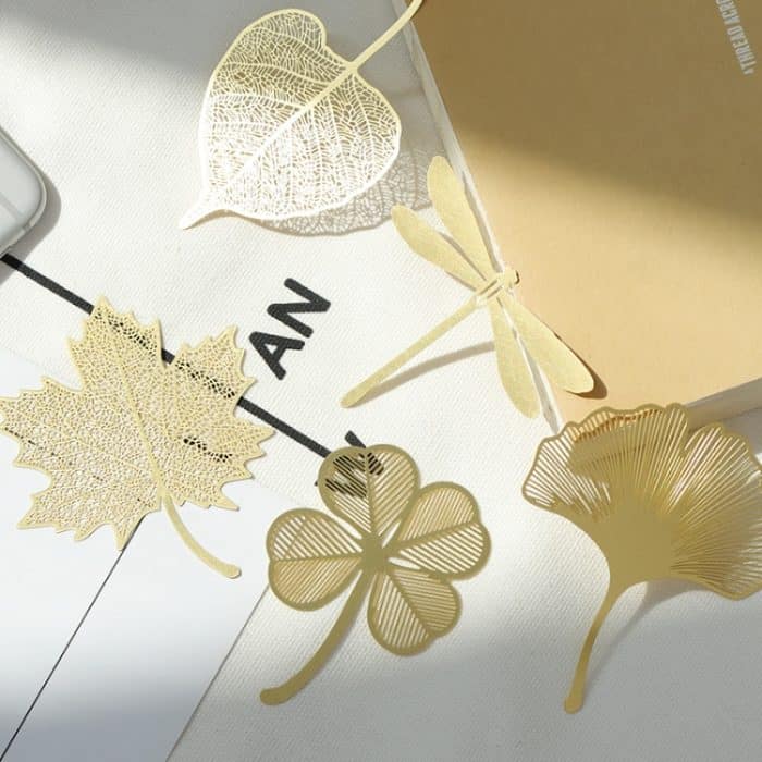 Hohle Lesezeichen aus Kupfermetall, zufällige Lieferung – Bild 2