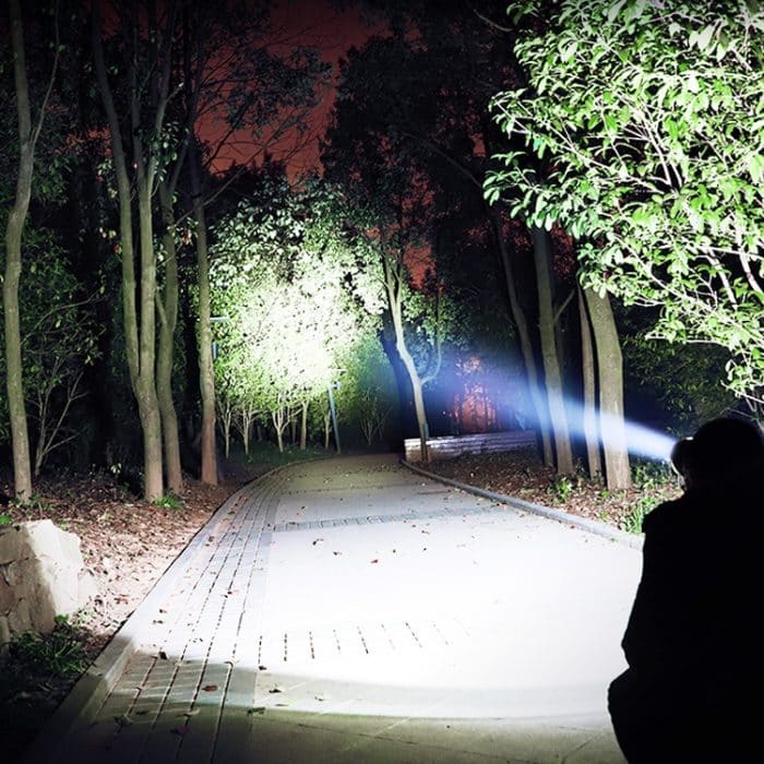 Großkalibriger, wiederaufladbarer LED-Notfall-Angelscheinwerfer, starker Weitwinkel-Scheinwerfer, am Kopf montierte Sicherheits-Miner-Lampe – Bild 6