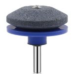 6 Stück Schleifstein, industrieller elektrischer Spitzer, Mäher, Schleifwerkzeug, verschleißfester Schleifkopf, Plastic Blue, Plastic Black, Plastic Cyan, Plastic Red, Plastic Orange, Plastic Dark Blue, Metal