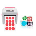 Farbiger, hochviskoser, beschichteter Papieraufkleber, runder Aufkleber, zufällige Farblieferung, Diameter 15mm, Diameter 25mm, Diameter 30mm – Bild 2