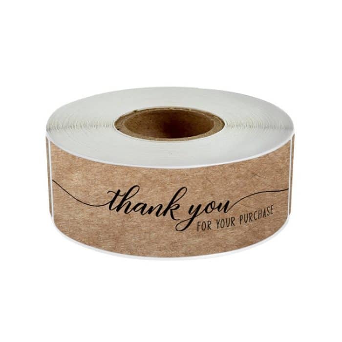 TBD0572125501A.jpg 10 Rollen rechteckiger Siegelaufkleber Etikettenaufkleber, F108, F109, F110 – Bild 1