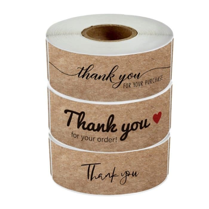 10 Rollen rechteckiger Siegelaufkleber Etikettenaufkleber, F108, F109, F110 – Bild 2