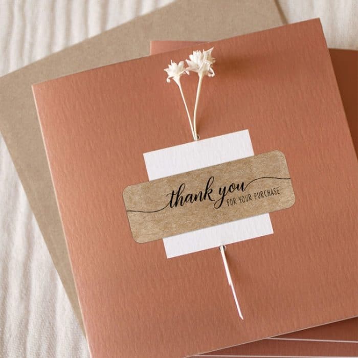 10 Rollen rechteckiger Siegelaufkleber Etikettenaufkleber, F108, F109, F110 – Bild 5