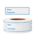 10 Rollen Lebensmittel, gekühlte Lagerung, Sicherheit, Datumsmarkierung, abreißbarer Aufkleber, F-66, F-67 – Bild 7