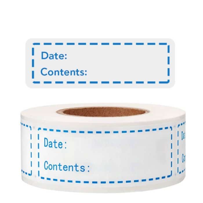 10 Rollen Lebensmittel, gekühlte Lagerung, Sicherheit, Datumsmarkierung, abreißbarer Aufkleber, F-66, F-67 – Bild 7