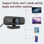 C60 Webcast Webcam Hochauflösende Computerkamera mit Mikrofon, Kabellänge: 2,5 m, Super Clear Version 1080P, HD Version 1080P – Bild 6