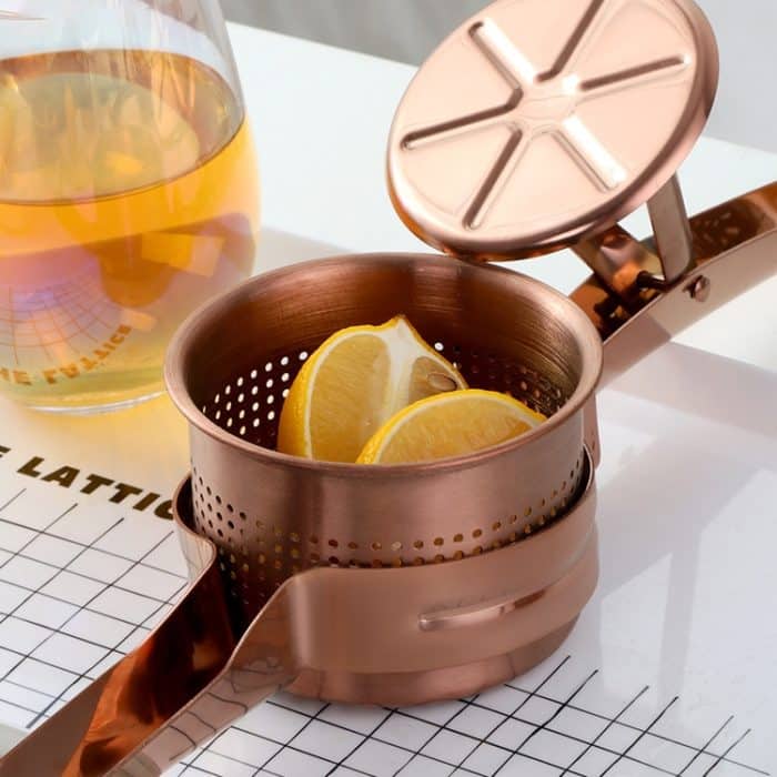 Manueller Entsafter aus Edelstahl, abnehmbarer Entsafter, kommerzieller Obst-Entsafter mit großer Kapazität, Golden, Rose Gold, Magic Colorful, Magic Red – Bild 3