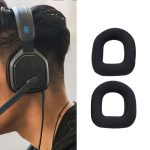 2 Stück Gaming-Headset-Schwamm-Schutzhülle, Flannel Earmuffs for Logitech A10, Head Beam for Logitech A10, Flannel Earmuffs for Logitech A40, Flannel Earmuffs for Logitech A50, Flannel Head Beam  for Logitech A50, Protein Leather Earmuffs for Logitech ... – Bild 5