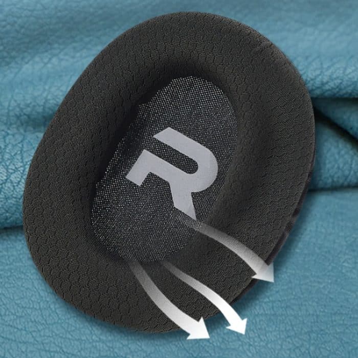 2 Stück geeignet für Somic G936N Commander Kopfhörer-Abdeckung, Schwamm-Abdeckung, am Kopf montierte Gaming-Ohrenschützer, Black Mesh – Bild 5