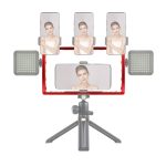 Tauchen Dual Handheld Grip Halterung Stabilisator Verlängerung Telefon Klemme Kamera Rig Käfig Unterwasser Fall für GoPro HERO9/8/7, Red, Black, Red Bracket + Shutter, Black Bracket + Shutter – Bild 2