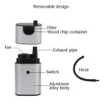 Boruck SK302 Molecular Cuisine Cocktail Steak Handgeraucht Werkzeug Geräucherte Maschine – Bild 4