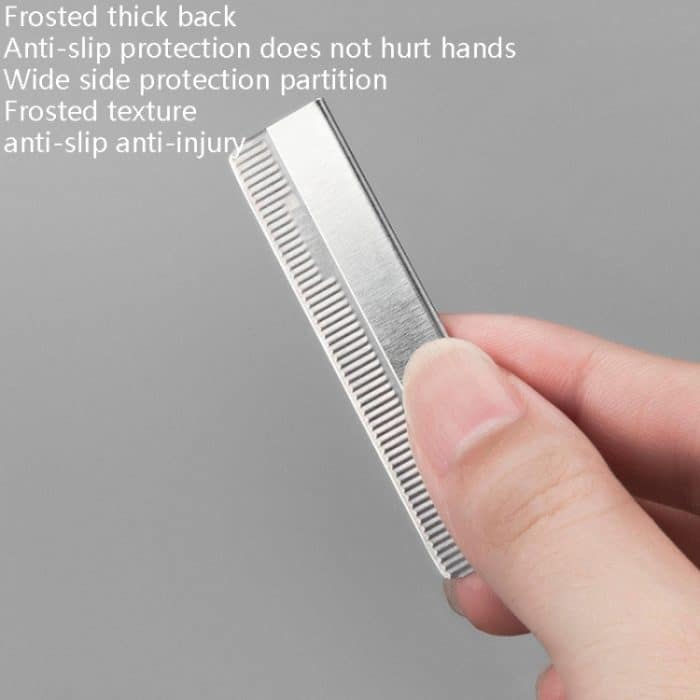 20 Boxen Augenbrauen-Trimmklinge Edelstahl-Augenbrauenschaber, 10 PCS / Box – Bild 5