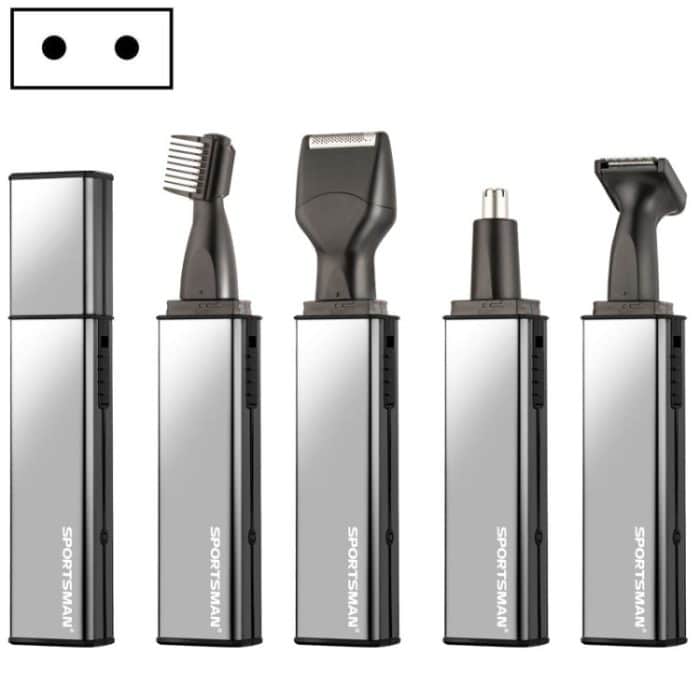 TBD0572180401.jpg Sportsman SM-416 Elektrisches Mini-Rasiermesser, Augenbrauen-Trimmmesser, Lade-USB-Nasenhaarschneider, Spezifikation:, EU Plug, USB – Bild 1