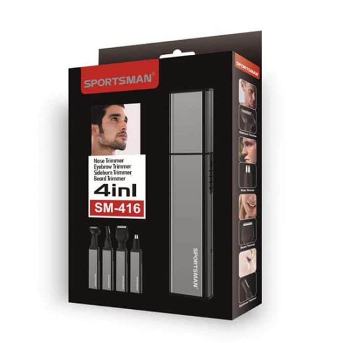 Sportsman SM-416 Elektrisches Mini-Rasiermesser, Augenbrauen-Trimmmesser, Lade-USB-Nasenhaarschneider, Spezifikation:, EU Plug, USB – Bild 7