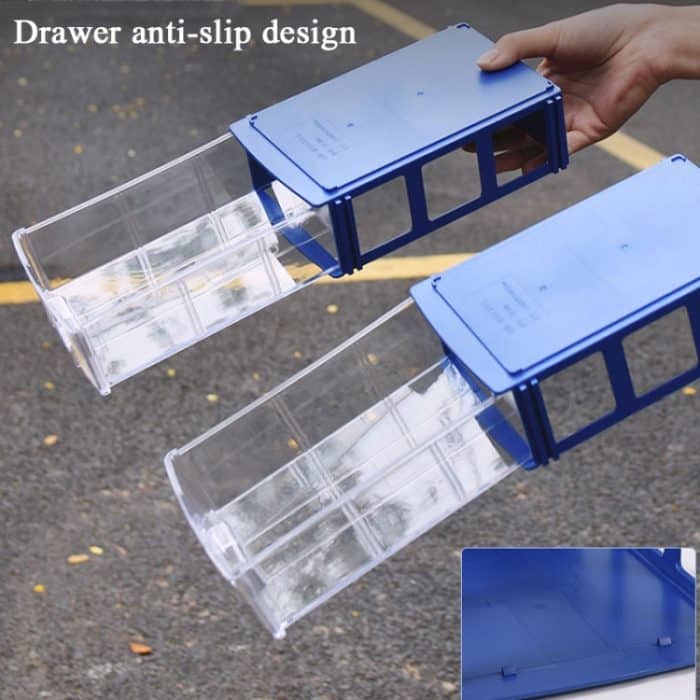 5 Stück multifunktionale Baustein-Komponentenbox, Aufbewahrungsbox, Schubladen-Teilebox, kombinierte Zubehörbox, LT-00D M, LT-00A L – Bild 5