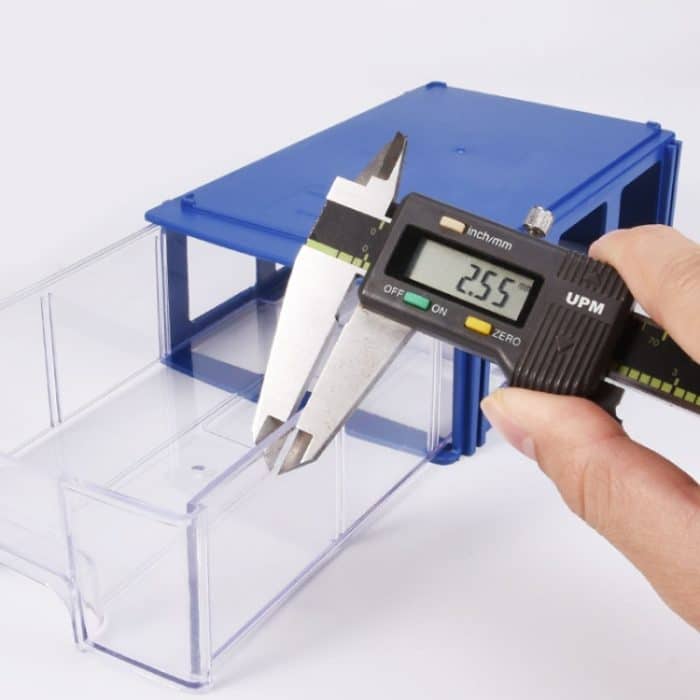 5 Stück multifunktionale Baustein-Komponentenbox, Aufbewahrungsbox, Schubladen-Teilebox, kombinierte Zubehörbox, LT-00D M, LT-00A L – Bild 6