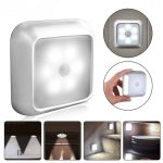 1143 Human Body Sensation Nachtlicht Smart Home Sensing Lights, Silver White Light, Silver Warm Light, White Shell White Light, White Shell Warm Light – Bild 4
