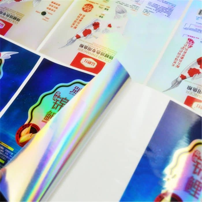 Laserbeschichtetes, silberfarbenes Aufkleber-Etikettenpapier mit glatter Oberfläche, Geschenkpapier, A4, A3 – Bild 5