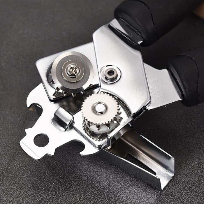 3-in-1-Dosenöffner für die Küche, Flaschenschraubendreher, manueller, arbeitssparender Dosenöffner für Weinflaschen, 2 PCS Wine Bottle Cap Opener – Bild 4