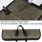 Kochmesser-Aufbewahrungstasche, Canvas-Messer-Handtasche, Knife Handbag – Bild 6