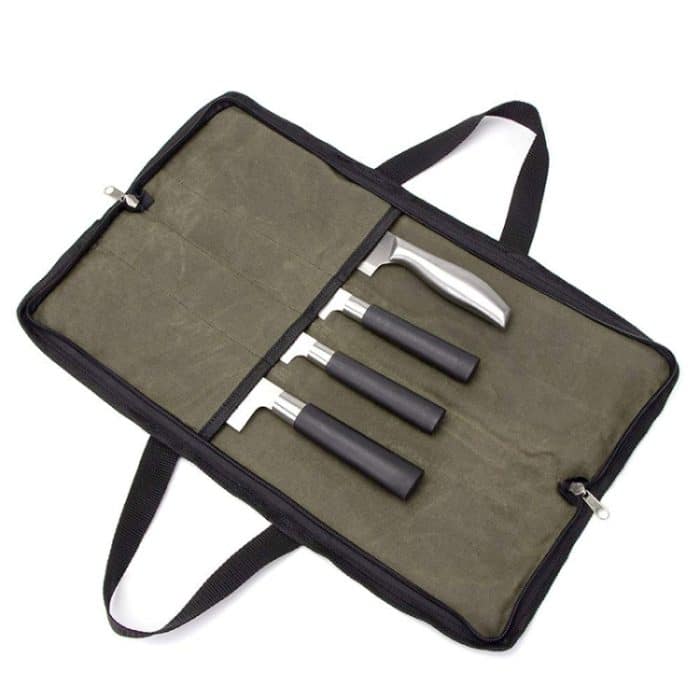 Kochmesser-Aufbewahrungstasche, Canvas-Messer-Handtasche, Knife Handbag – Bild 7